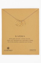 Thumbnail for your product : Dogeared 'Karma' Charm Necklace