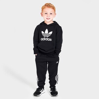 adidas Little Kids' Trefoil Pullover Hoodie and Jogger Pants Set - ShopStyle