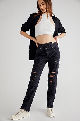 AGOLDE Criss Cross Straight Jeans