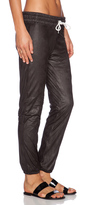 Thumbnail for your product : Monrow Perforated Leather Sweatpant