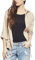 Thumbnail for your product : Wet Seal Linen Hooded Anorak Jacket