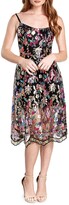 Thumbnail for your product : Dress the Population Umalia Floral Embroidered Cocktail Dress