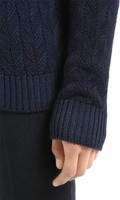 Tagliatore Wool Knit Turtleneck Sweater