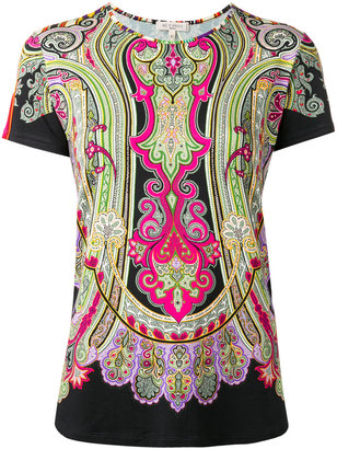 Etro Persian print T-shirt - women - Spandex/Elastane/Viscose - 40