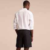 Thumbnail for your product : Burberry Lightweight Linen Shorts , Size: 50, Grey