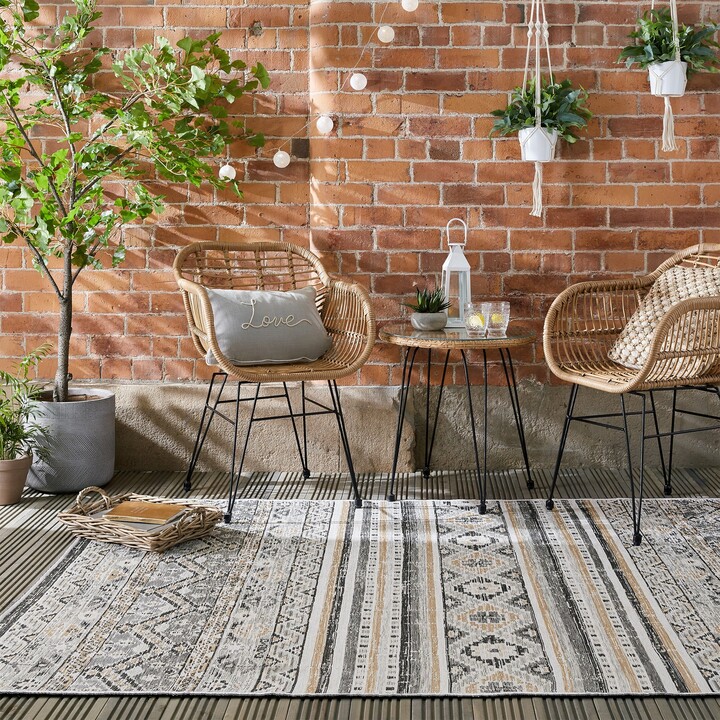 Dunelm Global Reversible Indoor Outdoor Rug MultiColoured ShopStyle