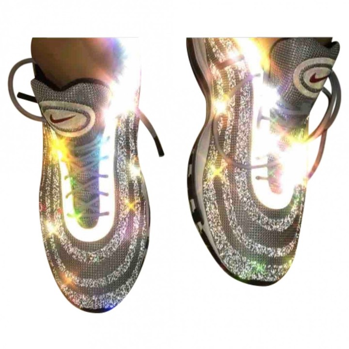 nike grey glitter trainers