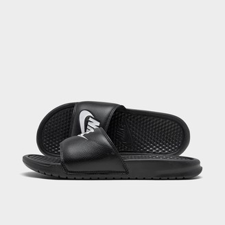 mens white nike slides