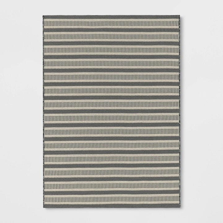 Threshold designed w/Studio McGee 5'x7' Powerloom Stripe Outdoor Rug