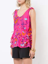 Thumbnail for your product : Tanya Taylor floral print blouse