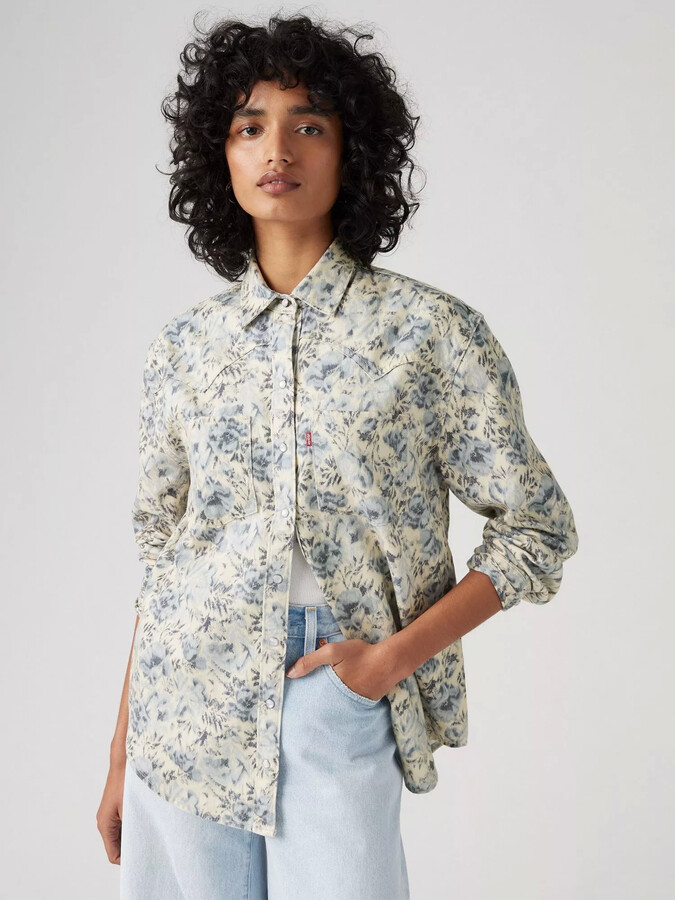 Levi's Teodora Western Shirt ShopStyle Tops