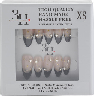 TJMAXX Handmade French Tip Press On Nails For Women