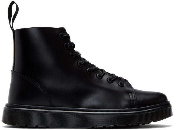Dr. Martens Black Talib High-Top Sneakers - ShopStyle