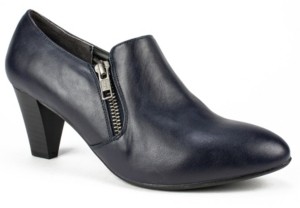 womens navy blue shooties