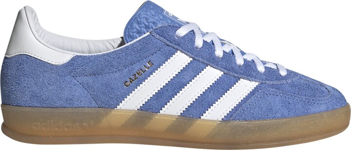 adidas Women's Gazelle Indoor Shoes, Size 5, Blue Fusion