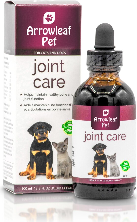 Arrowleaf Pet by NaturPet Inc. Joint Care Hip & Joint Mobility Liquid Supplement for Cats & Dogs 100-ml bottle