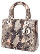Thumbnail for your product : Christian Dior 2016 Python Medium Lady w/ Tags