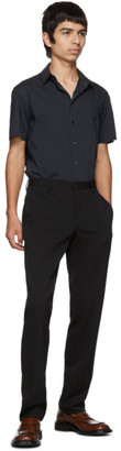 Giorgio Armani Black Solid Trousers