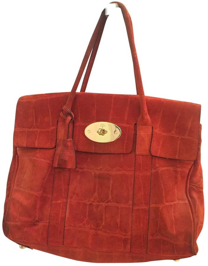 mulberry bayswater orange