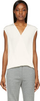 Thumbnail for your product : 3.1 Phillip Lim White Draped Silk Oftly Shell Blouse