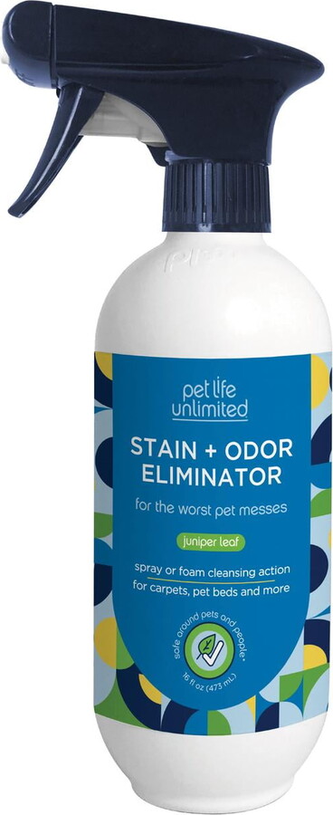 Pet Life Unlimited Pet Stain & Odor Remover Foaming, Juniper Leaf, 16 fl oz