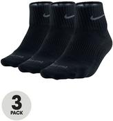 Thumbnail for your product : Nike Mens Dri-Fit Ankle Socks (3 Pack)