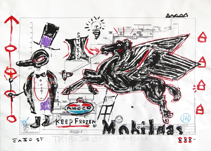 Gary John, Mythos - Original Symbolic Surreal Figurative Pop Art Painting by Gary John, 2023