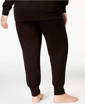 Alfani Plus Size Ribbed-Cuff Pajama Pants, Created for Macy's