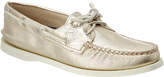 Thumbnail for your product : Sperry Women's Metallic A/O Leather Boat Shoe