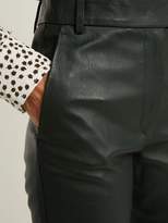 Thumbnail for your product : Joseph Reeve Stretch Leather Trousers - Womens - Green