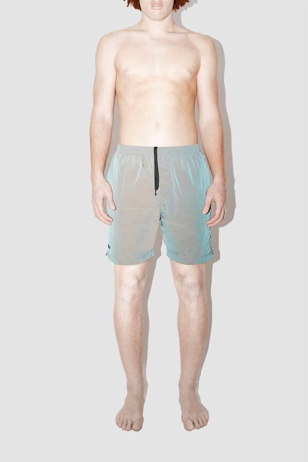 TRUE TRIBE Neat Steve Classic Swim Shorts In Moon Royal