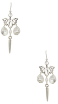 Thumbnail for your product : Chan Luu Double Faceted Pear Crystal Drop Earrings