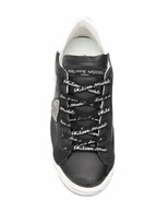 Thumbnail for your product : Philippe Model Womens Black Leather Sneakers