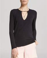 Thumbnail for your product : Halston Top - Keyhole Neck
