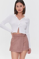 Thumbnail for your product : Forever 21 Faux Suede High-Rise Skort