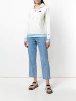 Thumbnail for your product : Champion stripe detail tied neck hoodie
