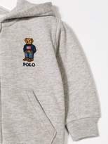Thumbnail for your product : Ralph Lauren Kids embroidered bear hoodie
