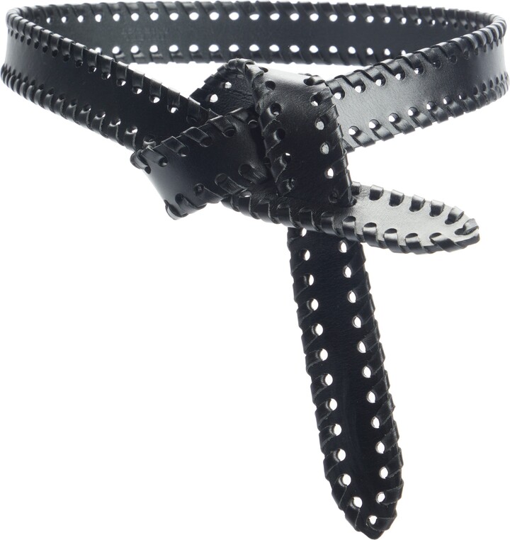 lecce leather belt