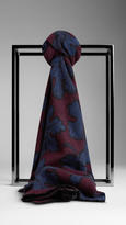 Thumbnail for your product : Burberry Leaf Design Scarf