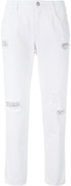 Thumbnail for your product : Ermanno Scervino embellished distressed jeans