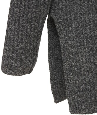 Womens Clothing Jumpers and knitwear Zipped sweaters THE GARMENT Canada Zip Wool Sweater W/slits in Grey Grey 