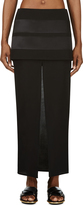 Thumbnail for your product : Givenchy Black Crepe De Chine Kimono Wrap Skirt