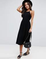 Thumbnail for your product : ASOS Midi Smock Dress With Popper Details