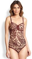 Thumbnail for your product : Huit New Idylle Printed Soft Cup Underwire Bodysuit