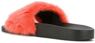 Givenchy fur slides