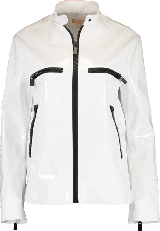 mk white jacket