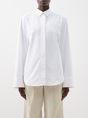 Totême Organic Cotton-poplin Shirt - White