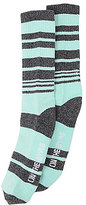 Thumbnail for your product : On The Byas Hand Drawn Stripe Crew Socks