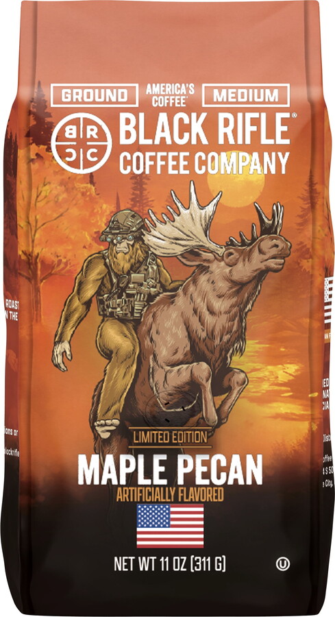 Black Rifle Coffee Company Maple Pecan, Medium Roast, Ground Coffee 11oz