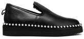 Alexander Wang Tedi Shearling-Lined Studded Leather Loafers